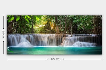 Canvasbilde YTY Landscape & Nature Flerfarget - 120x50 cm - Interiør - Maleri & posters - Lerretsbilder
