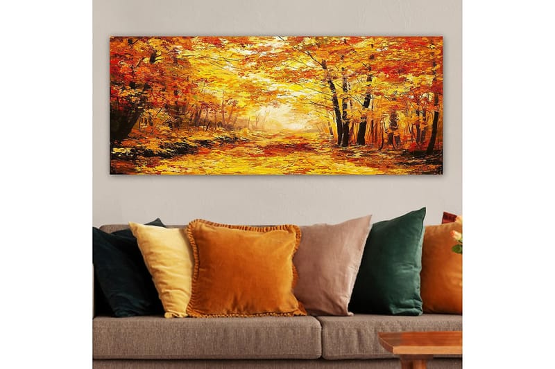 Canvasbilde YTY Landscape & Nature Flerfarget - 120x50 cm - Interiør - Maleri & posters - Lerretsbilder
