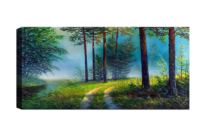 Canvasbilde YTY Landscape & Nature Flerfarget - 120x50 cm - Interiør - Maleri & posters - Lerretsbilder