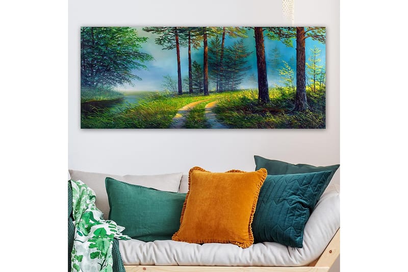 Canvasbilde YTY Landscape & Nature Flerfarget - 120x50 cm - Interiør - Maleri & posters - Lerretsbilder