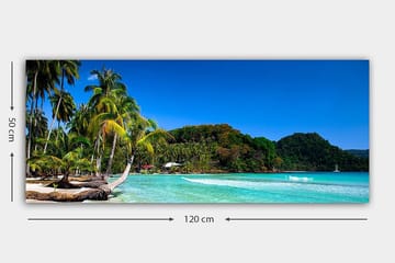 Canvasbilde YTY Landscape & Nature Flerfarget - 120x50 cm - Interiør - Maleri & posters - Lerretsbilder