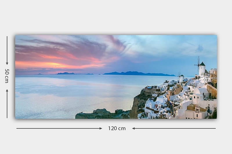 Canvasbilde YTY Landscape & Nature Flerfarget - 120x50 cm - Interiør - Maleri & posters - Lerretsbilder