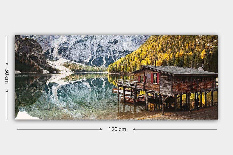 Canvasbilde YTY Landscape & Nature Flerfarget - 120x50 cm - Interiør - Maleri & posters - Lerretsbilder