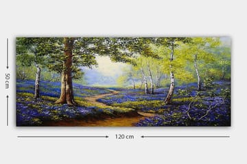 Canvasbilde YTY Landscape & Nature Flerfarget - 120x50 cm - Interiør - Maleri & posters - Lerretsbilder