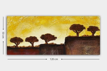Canvasbilde YTY Landscape & Nature Flerfarget - 120x50 cm - Interiør - Maleri & posters - Lerretsbilder