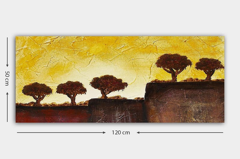 Canvasbilde YTY Landscape & Nature Flerfarget - 120x50 cm - Interiør - Maleri & posters - Lerretsbilder