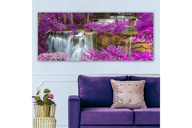 Canvasbilde YTY Landscape & Nature Flerfarget - 120x50 cm - Interiør - Maleri & posters - Lerretsbilder