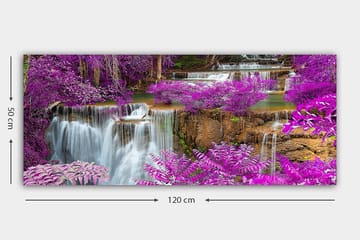 Canvasbilde YTY Landscape & Nature Flerfarget - 120x50 cm - Interiør - Maleri & posters - Lerretsbilder