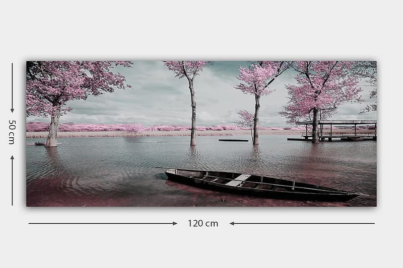 Canvasbilde YTY Landscape & Nature Flerfarget - 120x50 cm - Interiør - Maleri & posters - Lerretsbilder