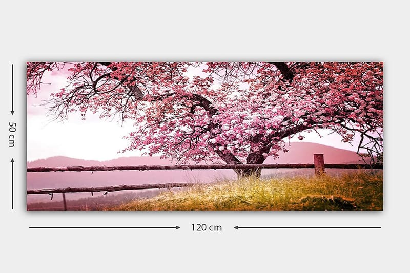 Canvasbilde YTY Landscape & Nature Flerfarget - 120x50 cm - Interiør - Maleri & posters - Lerretsbilder