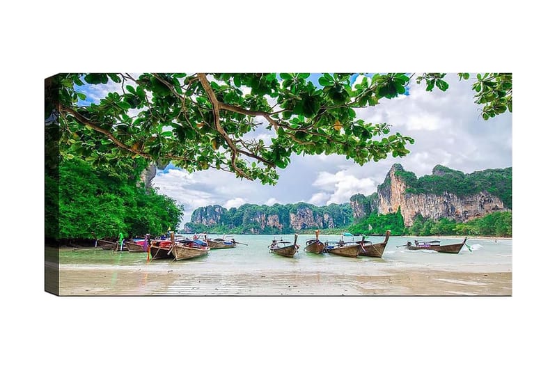 Canvasbilde YTY Landscape & Nature Flerfarget - 120x50 cm - Interiør - Maleri & posters - Lerretsbilder