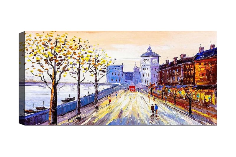 Canvasbilde YTY Landscape & Nature Flerfarget - 120x50 cm - Interiør - Maleri & posters - Lerretsbilder