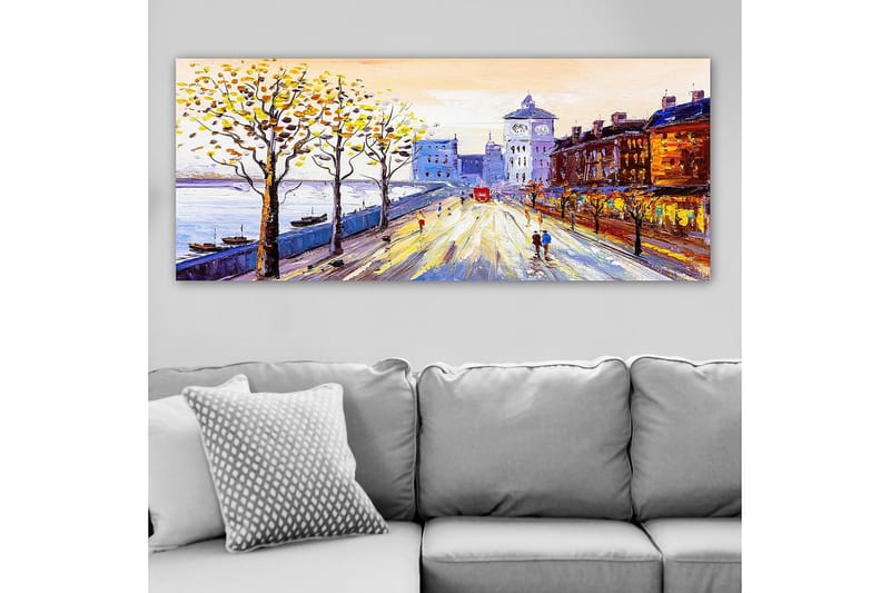 Canvasbilde YTY Landscape & Nature Flerfarget - 120x50 cm - Interiør - Maleri & posters - Lerretsbilder