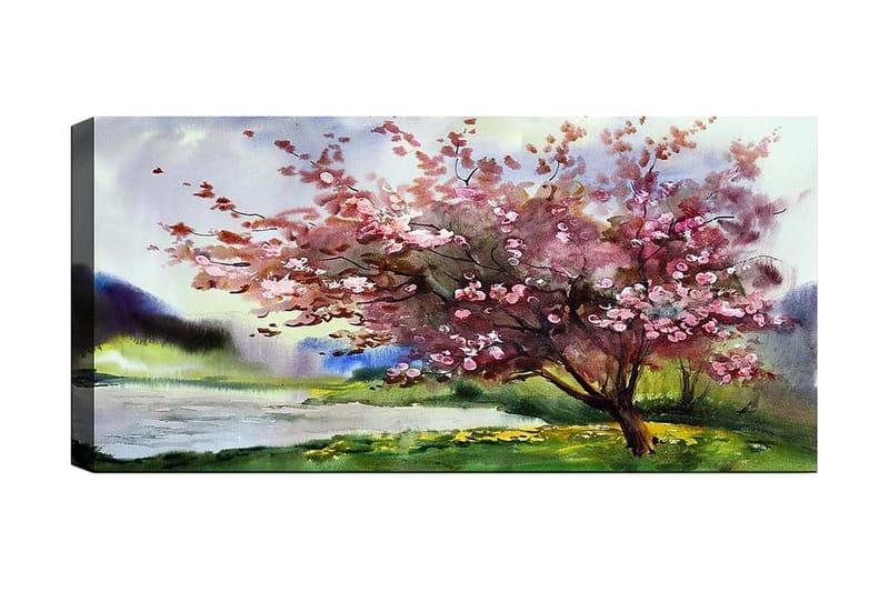 Canvasbilde YTY Landscape & Nature Flerfarget - 120x50 cm - Interiør - Maleri & posters - Lerretsbilder