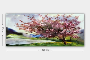 Canvasbilde YTY Landscape & Nature Flerfarget - 120x50 cm - Interiør - Maleri & posters - Lerretsbilder
