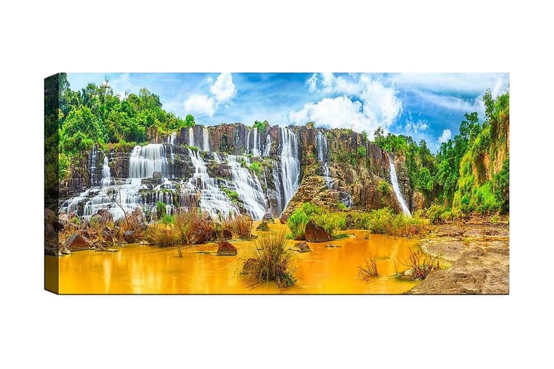 Canvasbilde YTY Landscape & Nature Flerfarget - 120x50 cm - Interiør - Maleri & posters - Lerretsbilder