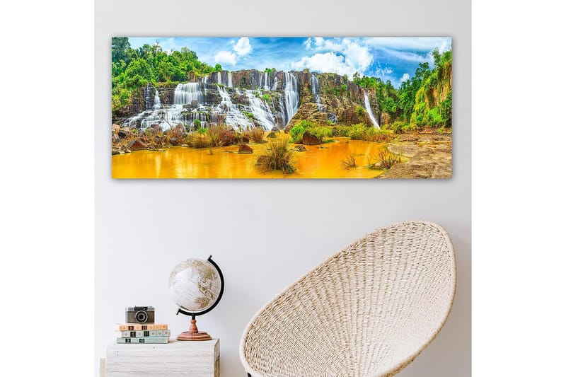 Canvasbilde YTY Landscape & Nature Flerfarget - 120x50 cm - Interiør - Maleri & posters - Lerretsbilder