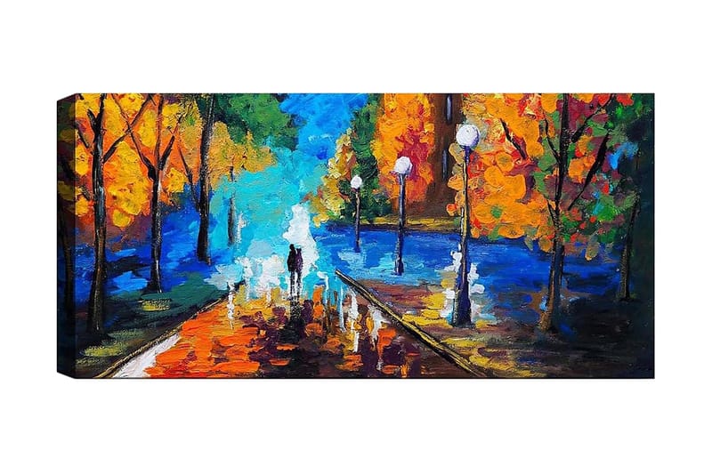Canvasbilde YTY Landscape & Nature Flerfarget - 120x50 cm - Interiør - Maleri & posters - Lerretsbilder