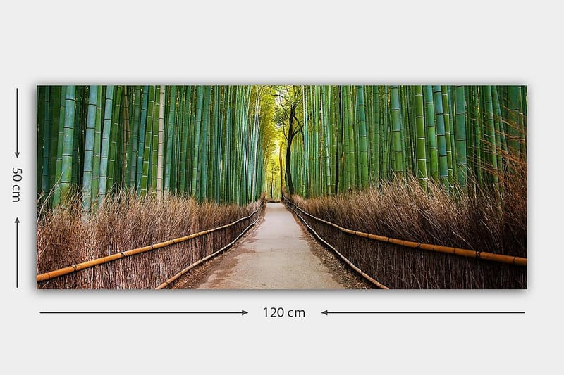 Canvasbilde YTY Landscape & Nature Flerfarget - 120x50 cm - Interiør - Maleri & posters - Lerretsbilder