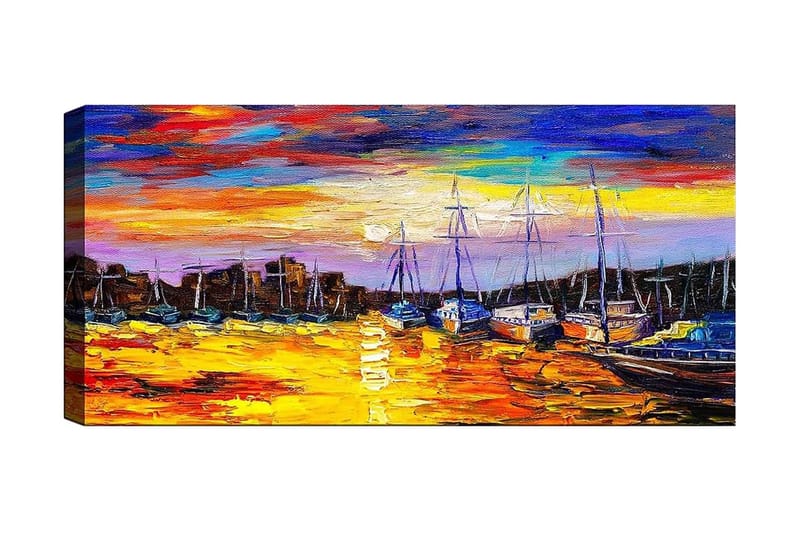 Canvasbilde YTY Landscape & Nature Flerfarget - 120x50 cm - Interiør - Maleri & posters - Lerretsbilder
