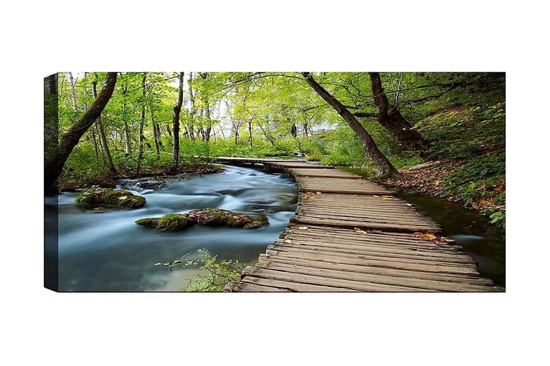 Canvasbilde YTY Landscape & Nature Flerfarget - 120x50 cm - Interiør - Maleri & posters - Lerretsbilder