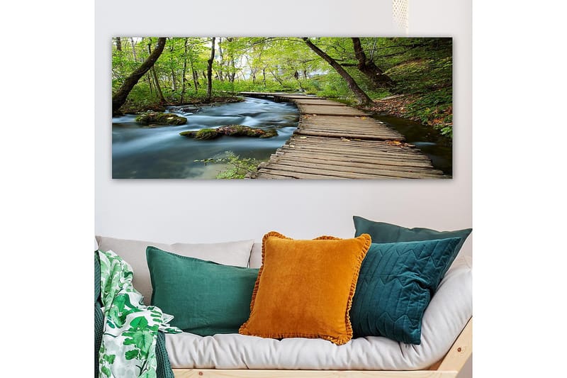 Canvasbilde YTY Landscape & Nature Flerfarget - 120x50 cm - Interiør - Maleri & posters - Lerretsbilder