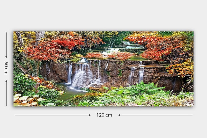 Canvasbilde YTY Landscape & Nature Flerfarget - 120x50 cm - Interiør - Maleri & posters - Lerretsbilder