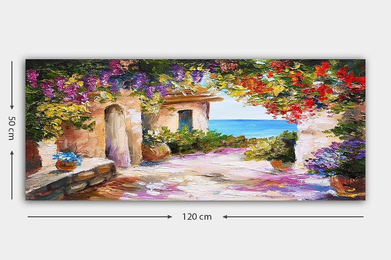 Canvasbilde YTY Landscape & Nature Flerfarget - 120x50 cm - Interiør - Maleri & posters - Lerretsbilder