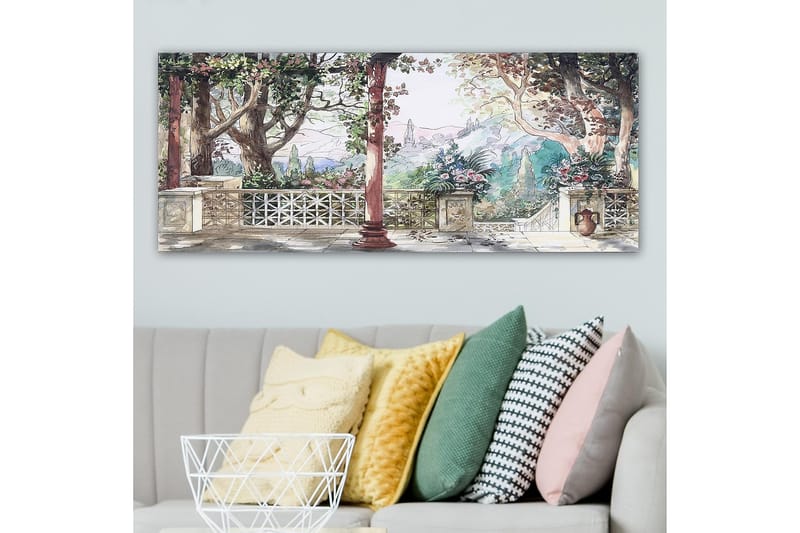 Canvasbilde YTY Landscape & Nature Flerfarget - 120x50 cm - Interiør - Maleri & posters - Lerretsbilder