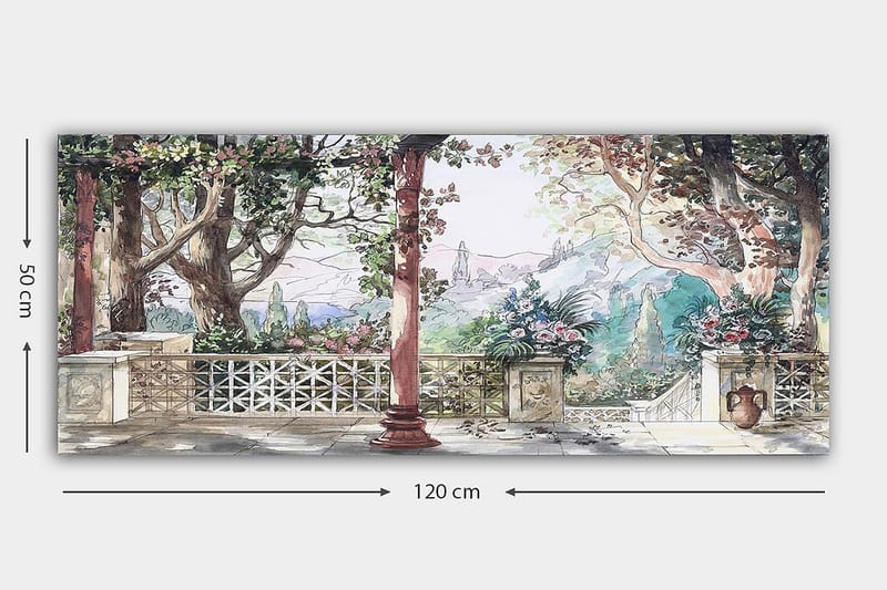 Canvasbilde YTY Landscape & Nature Flerfarget - 120x50 cm - Interiør - Maleri & posters - Lerretsbilder
