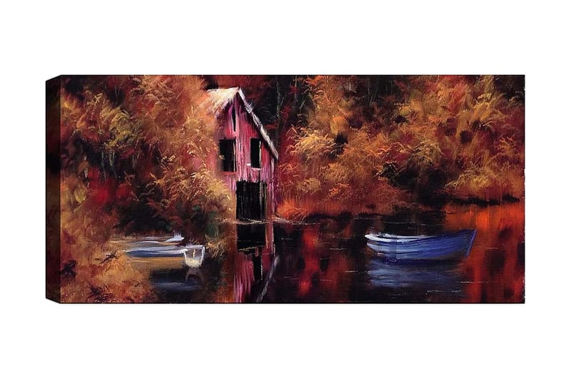 Canvasbilde YTY Landscape & Nature Flerfarget - 120x50 cm - Interiør - Maleri & posters - Lerretsbilder
