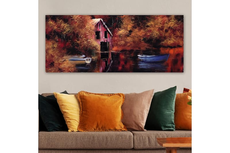 Canvasbilde YTY Landscape & Nature Flerfarget - 120x50 cm - Interiør - Maleri & posters - Lerretsbilder