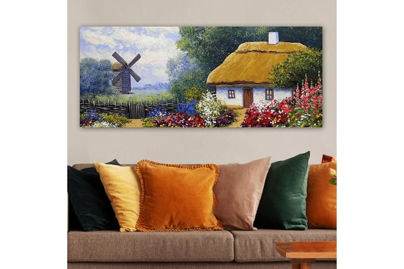 Canvasbilde YTY Landscape & Nature Flerfarget - 120x50 cm - Interiør - Maleri & posters - Lerretsbilder