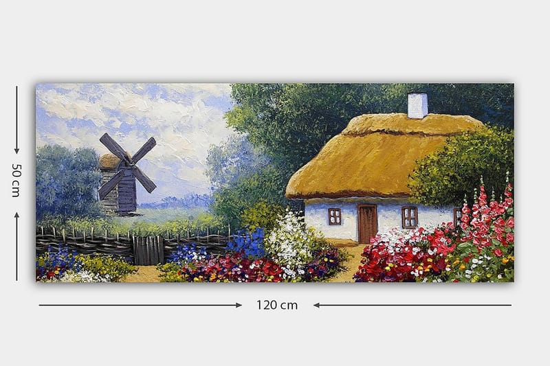 Canvasbilde YTY Landscape & Nature Flerfarget - 120x50 cm - Interiør - Maleri & posters - Lerretsbilder