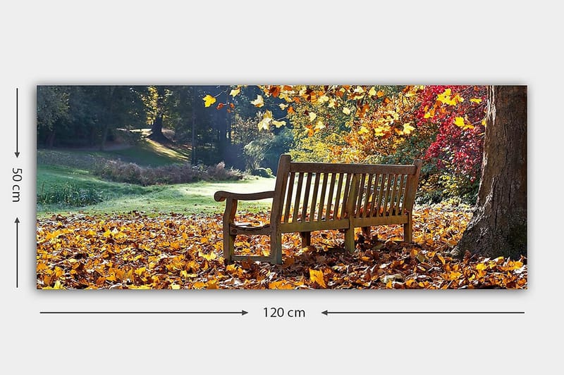Canvasbilde YTY Landscape & Nature Flerfarget - 120x50 cm - Interiør - Maleri & posters - Lerretsbilder