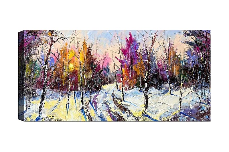 Canvasbilde YTY Landscape & Nature Flerfarget - 120x50 cm - Interiør - Maleri & posters - Lerretsbilder
