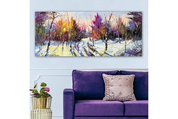 Canvasbilde YTY Landscape & Nature Flerfarget - 120x50 cm - Interiør - Maleri & posters - Lerretsbilder