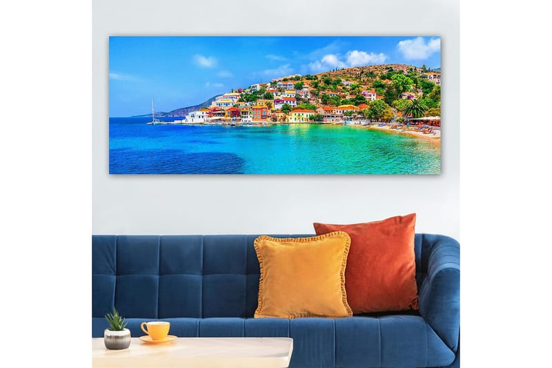 Canvasbilde YTY Landscape & Nature Flerfarget - 120x50 cm - Interiør - Maleri & posters - Lerretsbilder