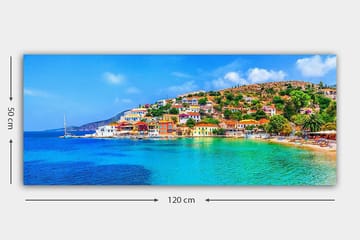 Canvasbilde YTY Landscape & Nature Flerfarget - 120x50 cm - Interiør - Maleri & posters - Lerretsbilder