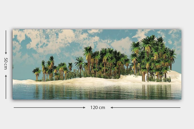 Canvasbilde YTY Landscape & Nature Flerfarget - 120x50 cm - Interiør - Maleri & posters - Lerretsbilder
