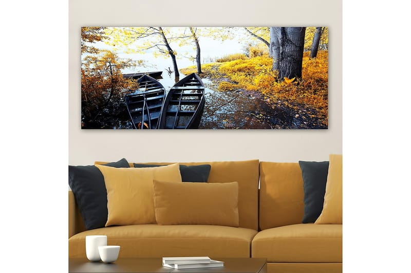Canvasbilde YTY Landscape & Nature Flerfarget - 120x50 cm - Interiør - Maleri & posters - Lerretsbilder