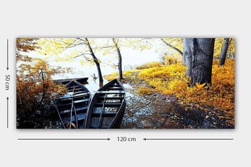 Canvasbilde YTY Landscape & Nature Flerfarget - 120x50 cm - Interiør - Maleri & posters - Lerretsbilder