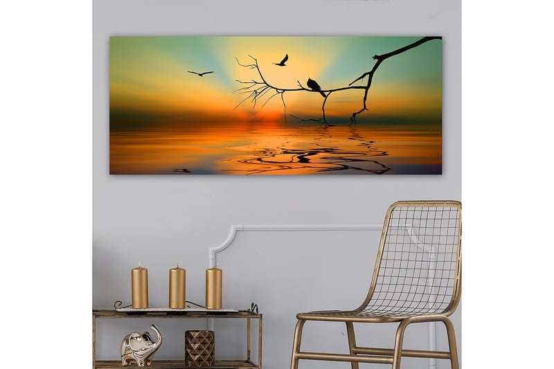 Canvasbilde YTY Landscape & Nature Flerfarget - 120x50 cm - Interiør - Maleri & posters - Lerretsbilder
