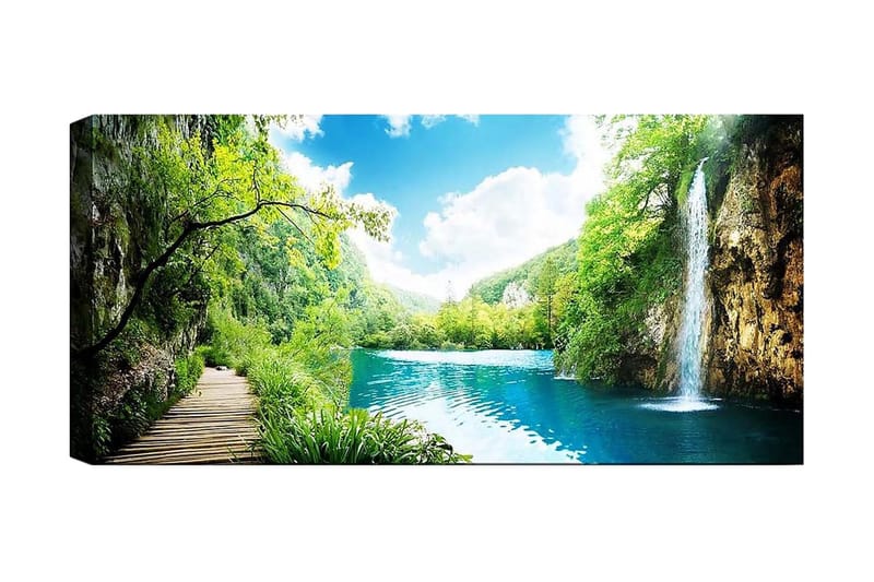 Canvasbilde YTY Landscape & Nature Flerfarget - 120x50 cm - Interiør - Maleri & posters - Lerretsbilder