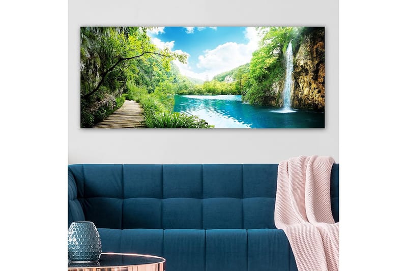 Canvasbilde YTY Landscape & Nature Flerfarget - 120x50 cm - Interiør - Maleri & posters - Lerretsbilder