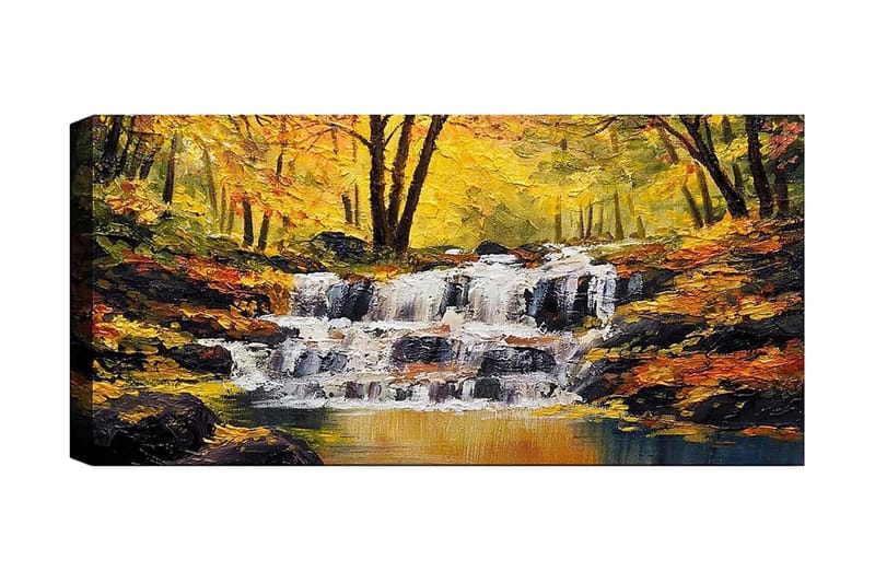 Canvasbilde YTY Landscape & Nature Flerfarget - 120x50 cm - Interiør - Maleri & posters - Lerretsbilder