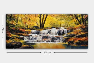 Canvasbilde YTY Landscape & Nature Flerfarget - 120x50 cm - Interiør - Maleri & posters - Lerretsbilder
