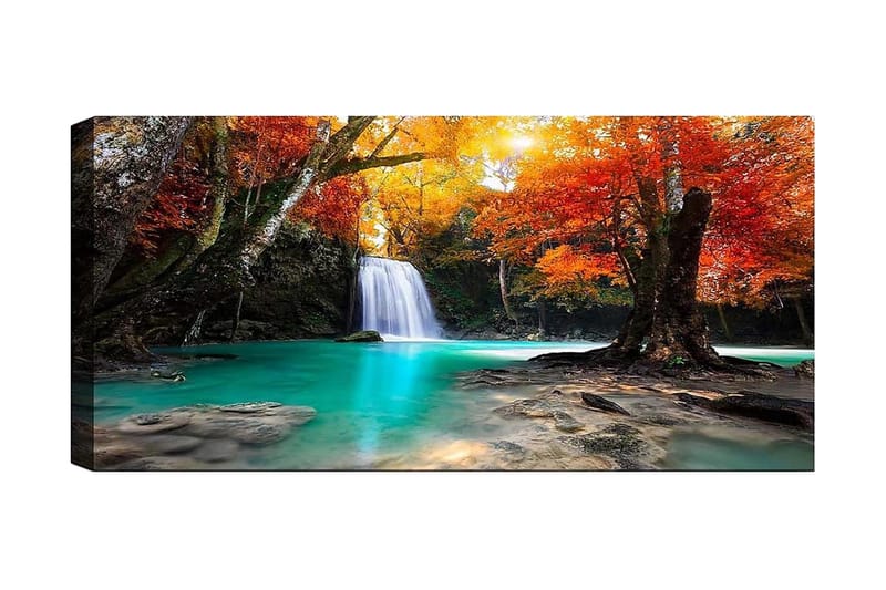 Canvasbilde YTY Landscape & Nature Flerfarget - 120x50 cm - Interiør - Maleri & posters - Lerretsbilder