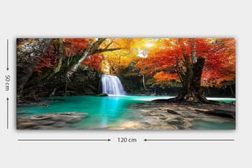 Canvasbilde YTY Landscape & Nature Flerfarget - 120x50 cm - Interiør - Maleri & posters - Lerretsbilder