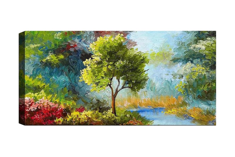 Canvasbilde YTY Landscape & Nature Flerfarget - 120x50 cm - Interiør - Maleri & posters - Lerretsbilder